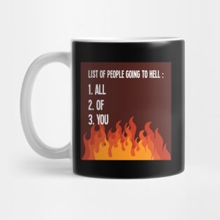 Hell List - For the dark side Mug